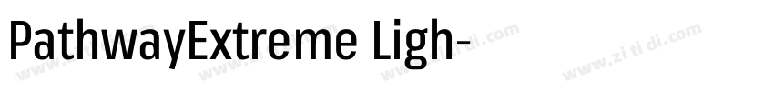 PathwayExtreme Ligh字体转换